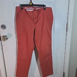 Legendary Red Women Pants by Eddie Bauer